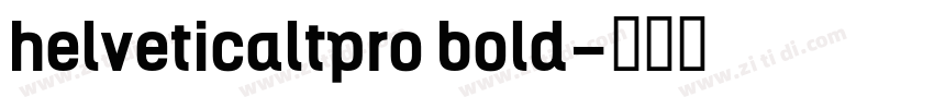 helveticaltpro bold字体转换